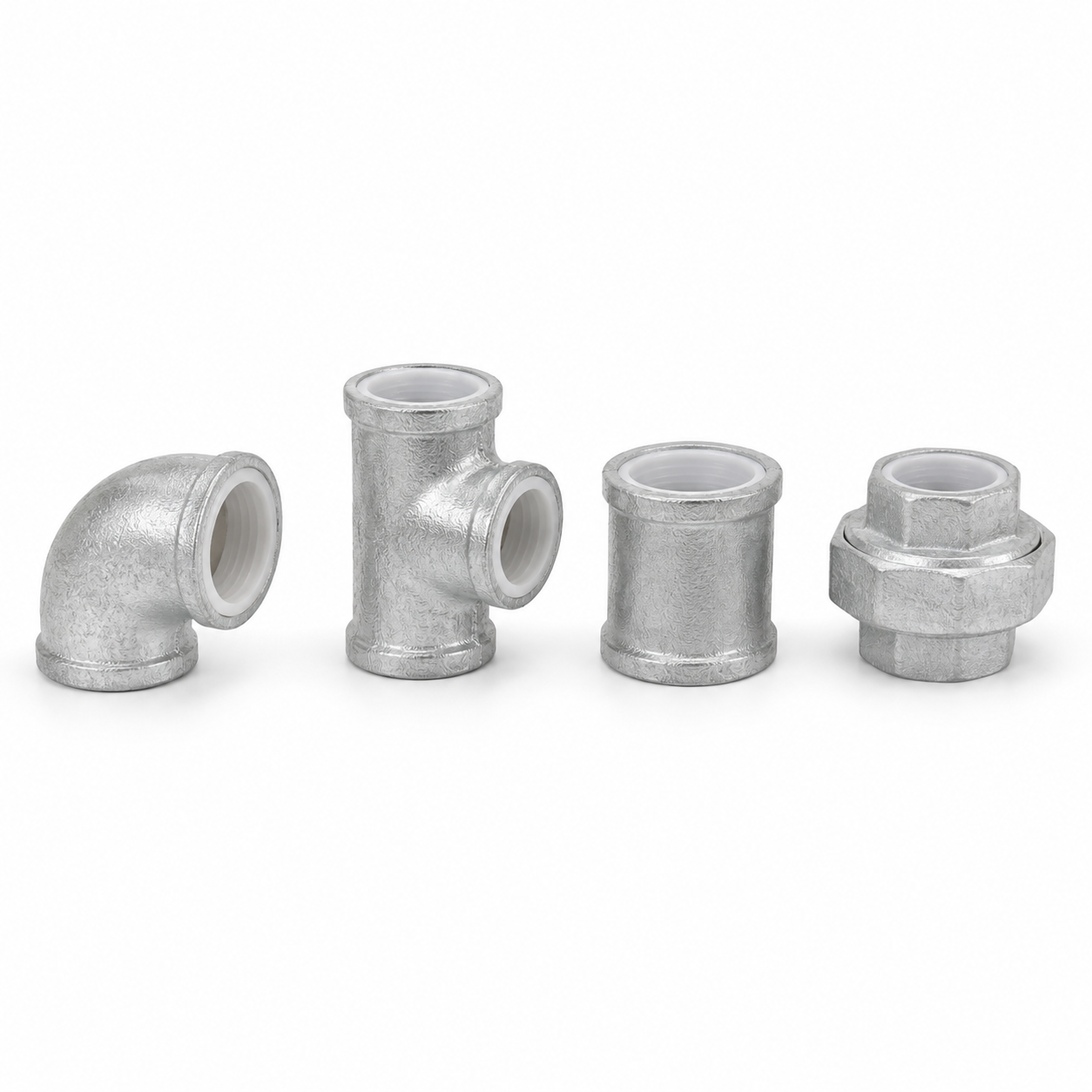 Plastic-lined fittings group