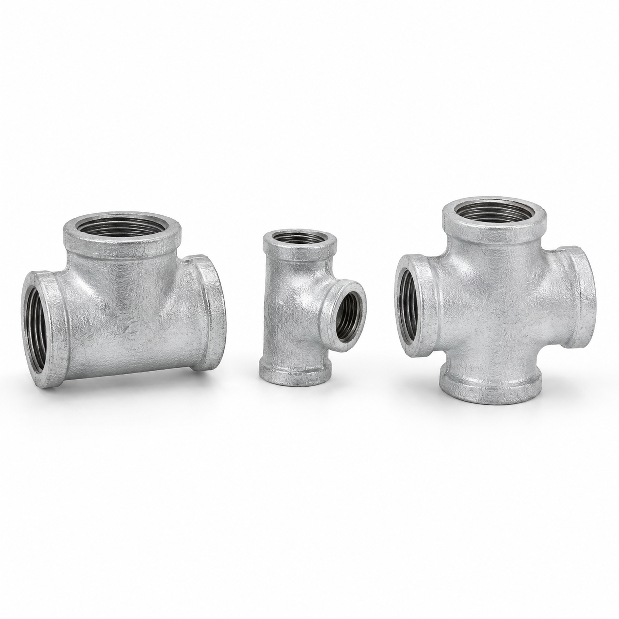 Malleable iron tees and crosses