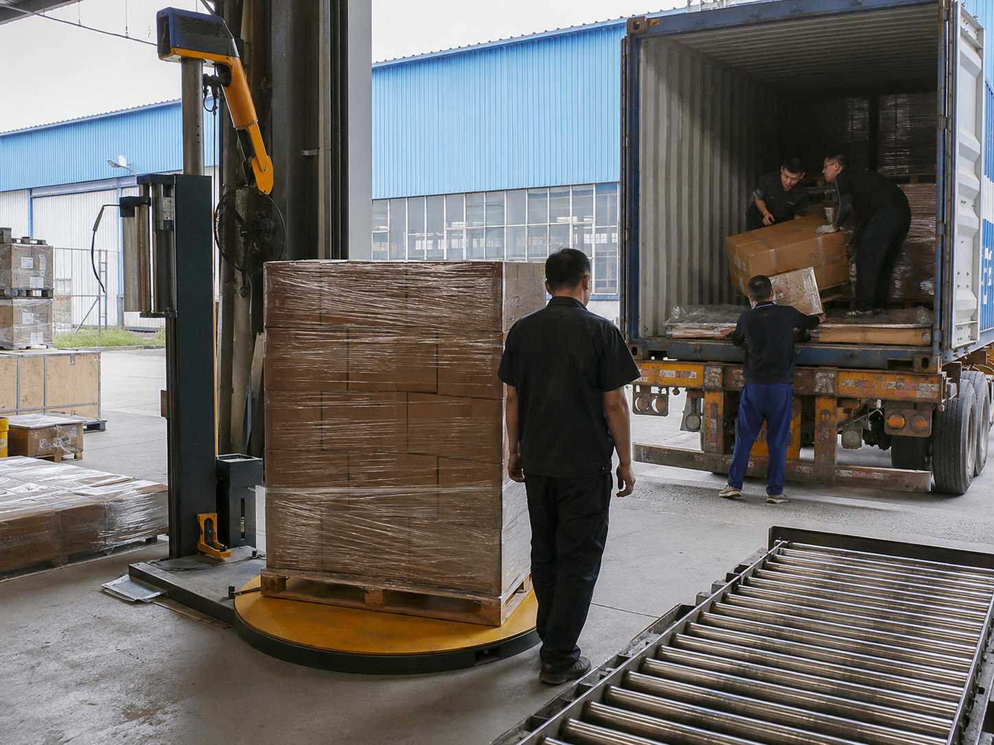 Packing area